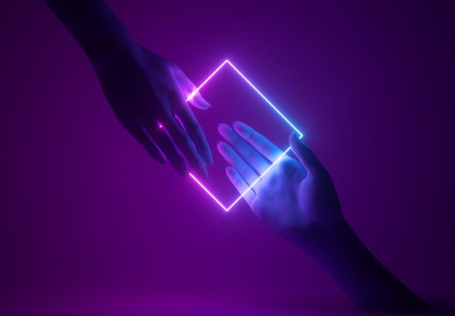 Purple Hands